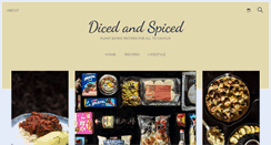 Desktop Screenshot of dicedandspiced.com